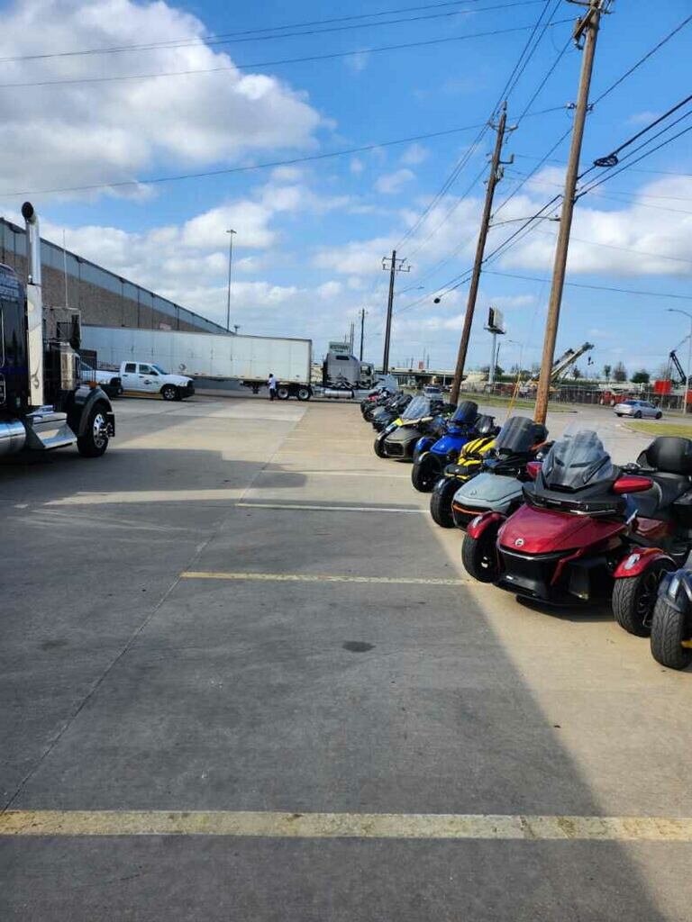 Charlieboi Transport trucks in the yard